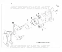 REAR BRAKE CALIPER