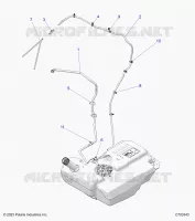 FUEL SYSTEM, LINES, STD.