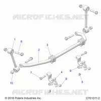 SUSPENSION, FRONT, STABILIZER BAR