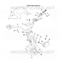 HANDLEBAR   HEADLIGHT POD