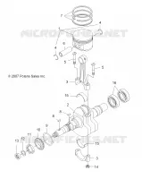 ENGINE, CRANKSHAFT AND PISTON