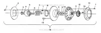 DRIVEN CLUTCH CLASSIC TOURING 0973365 AND EUROPEAN CLASSIC TOURING E973365 (4938493849C002)