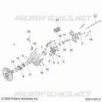 DRIVE TRAIN, PRIMARY CLUTCH