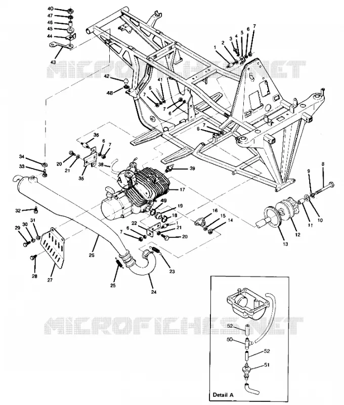ENGINE AND MUFFLER MOUNTING (4918411841005A)