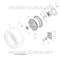 WHEELS, REAR AND HUB