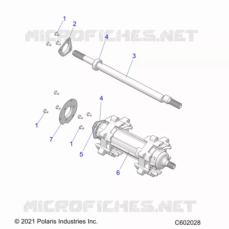 DRIVE TRAIN, JACKSHAFT AND DRIVE SHAFT