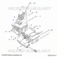 DRIVE TRAIN, MAIN GEARCASE MOUNTING