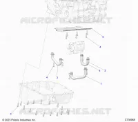 ENGINE, OIL TUBES