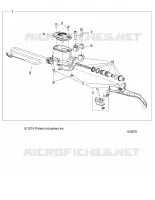 FRONT BRAKE BRAKE LEVER AND MASTER CYLINDER