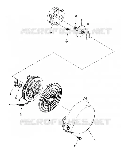 RECOIL STARTER 650 (4916801680027A)