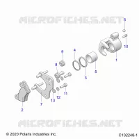 FRONT BRAKE CALIPER