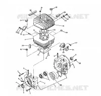 CRANKCASE AND CYLINDER TRAIL BLAZER / W927221 (4922852285031A)