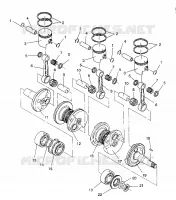 PISTON   CRANKSHAFT RXL / 0930768 AND RXL SKS / 0930568 (4922992299032A)