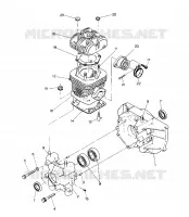 CRANKCASE AND CYLINDER STAR LITE (4919311931023A)