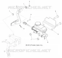 BRAKES, PEDAL AND MASTER CYLINDER