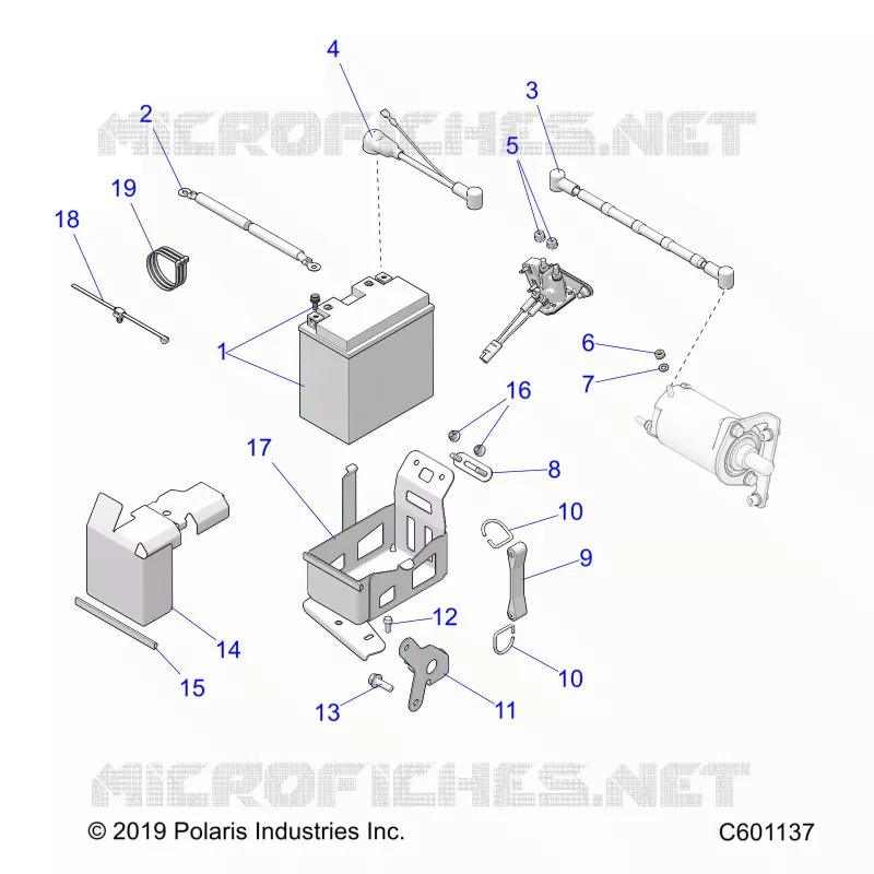 ELECTRICAL, BATTERY BOX  ASM.