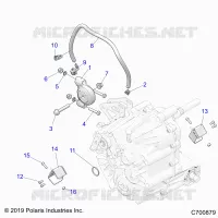 DRIVE TRAIN, MAIN GEARCASE MOUNTING