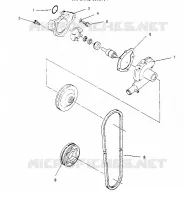 WATER PUMP 500 CARB 0952764 (4929192919C007)