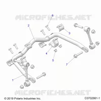 SUSPENSION, FRONT STABILIZER BAR