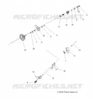 DRIVE TRAIN, MAIN GEARCASE SHIFT FORKS