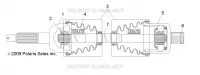 DRIVE TRAIN, REAR DRIVE SHAFT