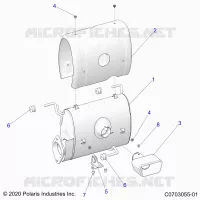 ENGINE, EXHAUST SYSTEM, SILENCER AND RELATED