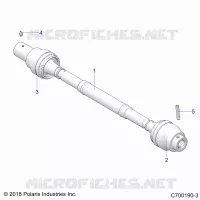 DRIVE TRAIN, FRONT PROP SHAFT