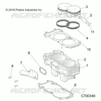 CYLINDER AND PISTON