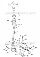 GEAR SELECTOR XPLORER 300 W969130 (4935903590C009)