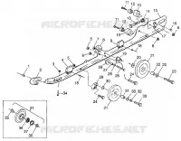 RAIL MOUNTING (SUSPENSION) 700 XCR 0985678(A) AND EUROPEAN 700 XCR E985678 (4943114311B011)