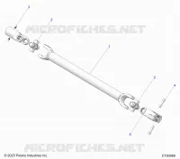 DRIVE TRAIN, FRONT PROP SHAFT