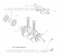 ENGINE, CRANKSHAFT AND BALANCE SHAFT