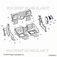 REAR BODYWORK CLOSEOFF AND FENDERS