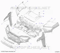 HOOD AND FRONT FENDERS