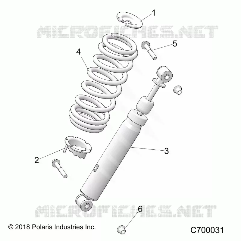 SUSPENSION, FRONT SHOCK MOUNTING