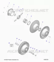 DRIVE TRAIN, CLUTCH, SECONDARY