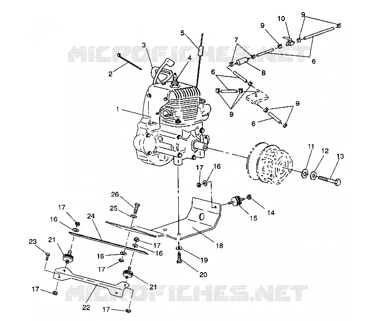 ENGINE MOUNTING STARLITE/0933427 (4922972297022A)