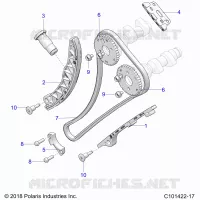 CAM CHAIN AND SPROCKET