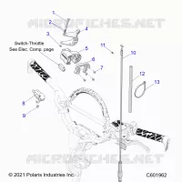 ENGINE, THROTTLE CONTROL ASM.