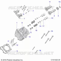 CYLINDER HEAD, CAMS AND VALVES