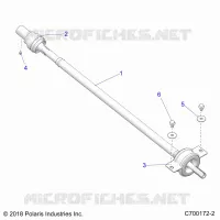 DRIVE TRAIN, REAR PROP SHAFT
