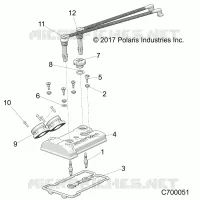 THROTTLE BODY AND VALVE COVER