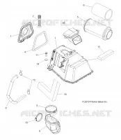 ENGINE, AIR INTAKE (BUILT 10/23/10 AND AFTER)