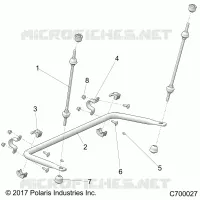 SUSPENSION, REAR STABILIZER BAR