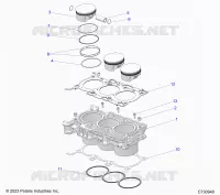 CYLINDER AND PISTON