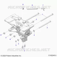 DRIVE TRAIN, REAR GEARCASE MOUNTING