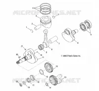 CRANKSHAFT AND PISTON