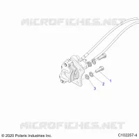BRAKES, BRAKE REAR CALIPER, MOUNTING