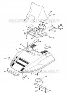 HOOD ASSEMBLY  INDY LITE GT (4921342134005A)