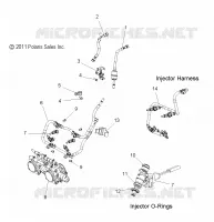 FUEL SYSTEM, RAIL, LINES AND THROTTLE  BODY